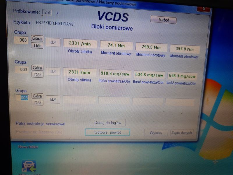 Audi A8 D3 4.2TDI 2005 - Błędy przepływomierzy, poddymianie i drgania na jałowym biegu