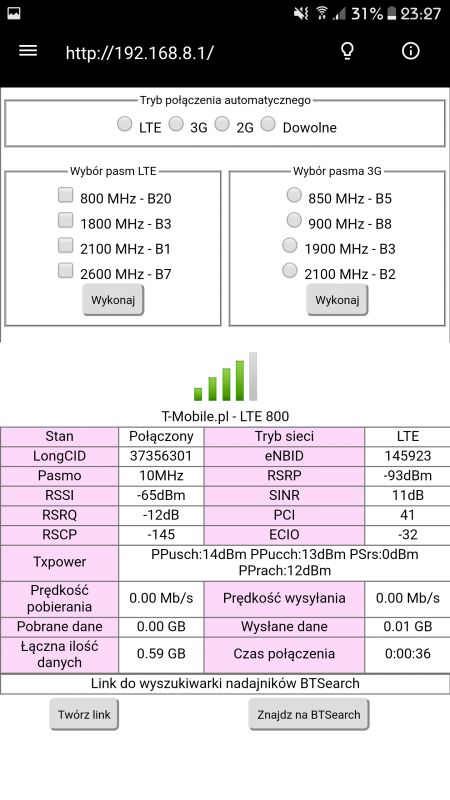 Niska prędkość internetu T-mobile do 20 Mb/s na routerze Huawei B525 - co robić?