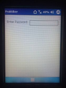 Próbuję usunąc blokadę pracownika na terminalu MC 7090