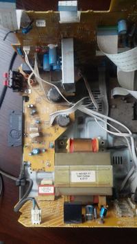 Uszkodzona końcówka mocy STK403-130 w Sony MHC RG 495 - brak dźwięku