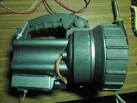HID torch searchlight with halogen torch
