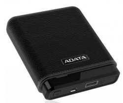 Czarny power bank ADATA PV150 o pojemności 10000mAh.