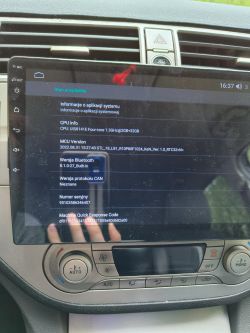 Jak ominąć hasło i uruchomić recovery w radiu 2din Android w Ford Kuga?