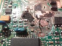 Volvo S60 AWD - Naprawa ścieżek i tranzystorów syreny alarmu