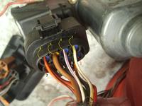 Audi A4 B5 - Numeracja pinów silniczka 8D0 959 802 D, zdjęcia kostki