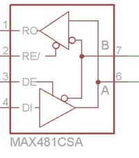 Jak podłączyć MAX485 do mikrokontrolera (3.3V) i przejść na RS485?