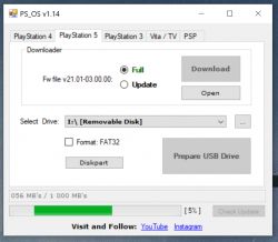 PsFirm - Pobieranie oprogramowania dla PS3, PS4, PS5 do instalacji systemu