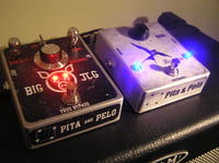 Kopie dwóch efektów gitarowych - EHX Big Muff oraz MXR Micro Amp