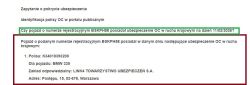 Zrzut ekranu z wynikiem zapytania o OC: pojazd ma polisę w LINK4 na dzień 11/02/2026.