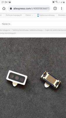 Jaki zamiennik głośnika będzie dobrze działać z telefonem ASUS ZenFone Max Plus?