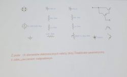 Z podanych elemntów elektronicznych należy złożyć stabilizator parametryczny z zabez. nadprądowym
