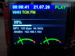 The simplest Internet radio on the ESP32-S3? No installation required – just upload it and it works!
