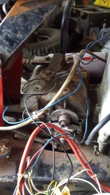 MTD F 125 - Schemat instalacji elektrycznej silnik Briggs 12.5 hp