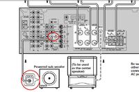Podłączenie subwoofera do amplitunera-ac8227L