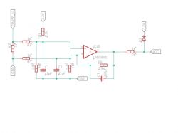 Pomiar prądu w falowniku własnej konstrukcji: układ wzmacniacza różnicowego, INA114, AD620, LM358