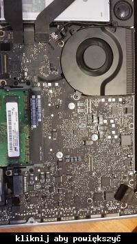 Apple MacBook Pro - Apple MacBook Pro 1278 brak obrazu na matrycy