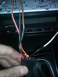 Podłączenie kabli do radia Gamma 5 w VW Golf 4 - radio nie działa