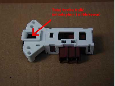 Brandt WM 901 Eco - jak awaryjnie otworzyć zablokowaną klapę pralki?