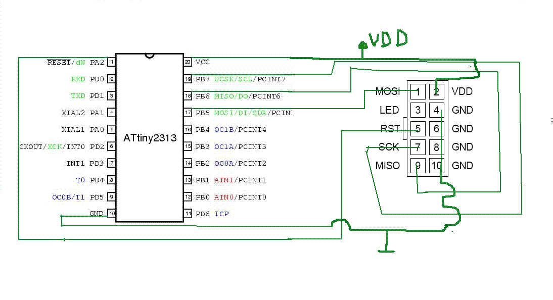 Проекты для attiny2313