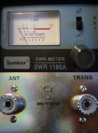 Zły pomiar z reflektometrem SWR-1180A (SUNKER URZ0513)
