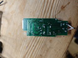 ESPC2-05 Module Circuit Board ESPC2-05 circuit board on a wooden surface