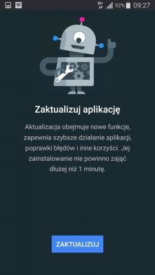 Samsung galaxy S5 (SM-G900F)- YouTube ciągła aktualizacja