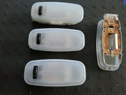 Mercedes Vito - W639 111,2005r. oświetlenie kabiny środek+tył