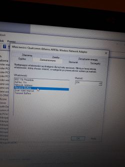 Brak połączenia sieciowego na laptopie po instalacji nowego dysku SSD