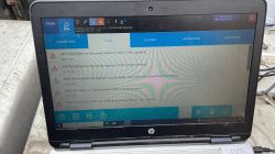 Laptop Running Diagnostic Software Laptop screen displaying diagnostic software with a list of errors.