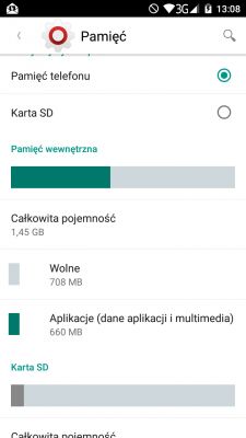 Landvon XM100 plus - Jak ustawić pamieć która wciąż ładuje.
