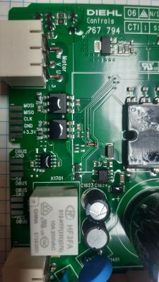 Siemens WM12W790PL - brak obrotów, falownik Diehl 767 794,