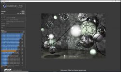 Zrzut ekranu z programu Cinebench R15, prezentujący wynik testu CPU.