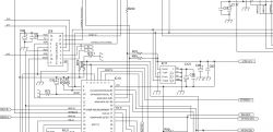 Fragment schematu elektronicznego amplitunera Cambridge Audio AZUR 540R V1