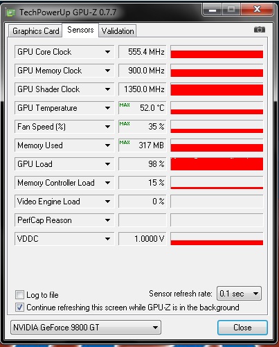 GF 9800gt Gigabyte - Jak zmodyfikować BIOS, by wentylator działał wolniej?