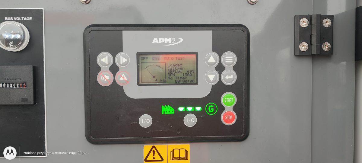 Wyłączanie generatora przy używaniu grzejnika elektryczno-gazowego w ...