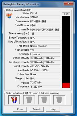 Regeneracja baterii w Toshiba NB100 - kontroler BQ8030DBT - jak zresetować I2C Arduino