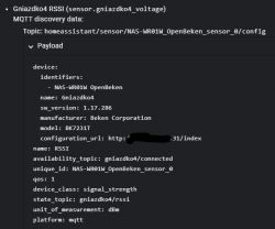 Screenshot of MQTT configuration for NAS-WR01W OpenBeken plug
