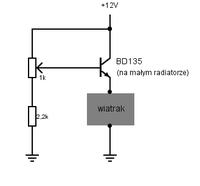 Regulator obrotów wentylatora PC - regulacja w zależności od temperatury