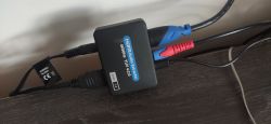 Połączenie TV Samsung QE65Q77BA z kinem domowym Philips HTS3357 - konwerter, kabel optyczny, HDMI