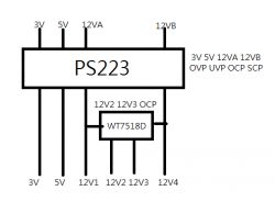 ATX FSP PT1200FM Aurum - brak 5V Standby, rozwalony warystor, wymiana bezpiecznika