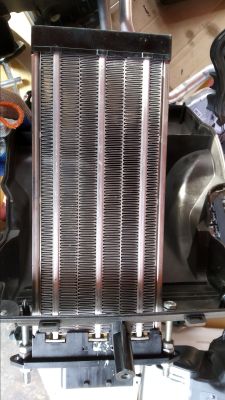 opel zafira - Nagrzewnica elektryczna - uruchomienie na stole