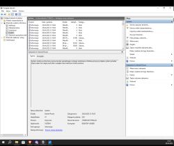 Zrzut ekranu z Podglądu zdarzeń systemu Windows pokazujący błąd Kernel-Power 41.