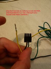 Kenwood DDX7025 - Jak podlaczyc zasilanie do wtyczki 8 pinowej kenwood Kenwood DDX7025 - Jak podlaczyc zasilanie do wtyczki 8 pinowej kenwood