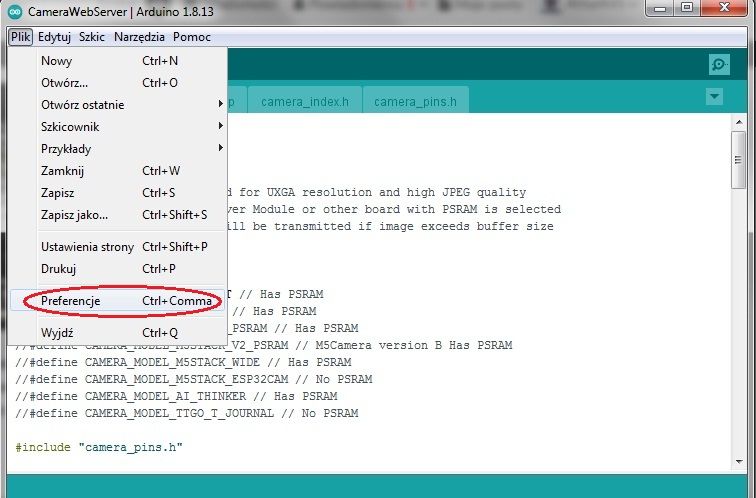 ESP32-CAM, moduł z kamerą 2Mpix dla IoT część 1 ESP32-CAM, moduł z kamerą 2Mpix dla IoT część 1
