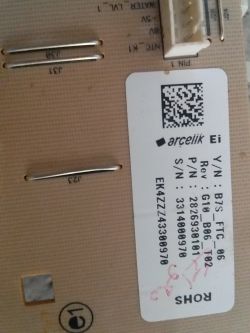 Beko WMB61031 - Nieprawidłowe działanie modułu, świeceją diody na wtyczce sieciowej