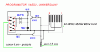 Schemat wtyczki do podłączenia programatora max323 do Yaesu vx-1000