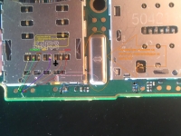 Huawei P8 Lite: Identifying Memory Card Layout Post Isopropanol Cleaning