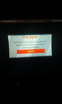 Orange TV Sagecom WHD 80 - brak sygnału