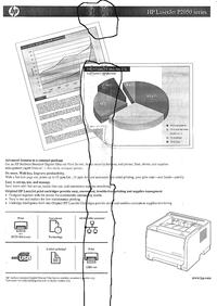 HP LJ P2055dn - słabo utrwalony toner na środku po wymianie folii grzewczej