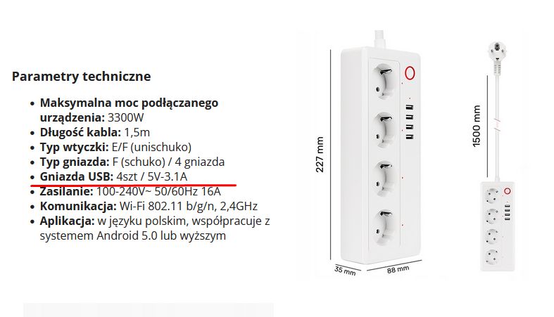 Surge power strip with Wi-Fi control, outlets, USB and energy metering? Check. Surge power strip with Wi-Fi control, outlets, USB and energy metering? Check.